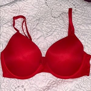 Cherry Red PINK Push-Up Bra